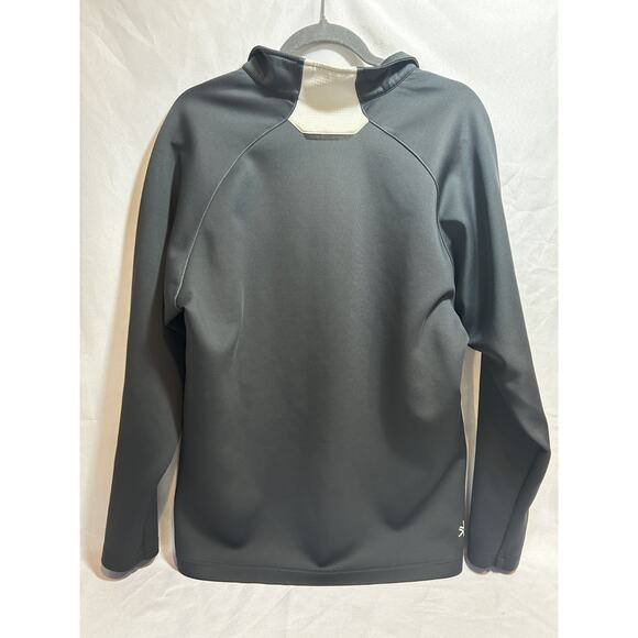 Sun Mountain Men's Golf 1/4 Zip Thermal Wear Pullover Med Charcoal Gray - Picture 2 of 6
